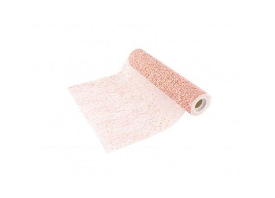 Chemin de table glitter rose or Chemin de table glitter rose or