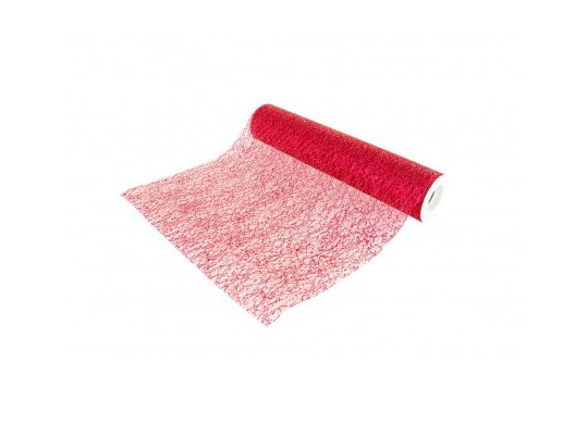 Chemin de table glitter rouge