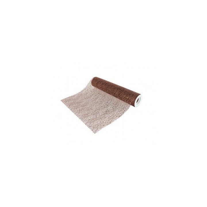 Chemin de table glitter chocolat