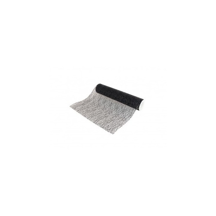 Chemin de table glitter noir
