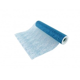 Chemin de table glitter bleu polaire - Décoration de Noël