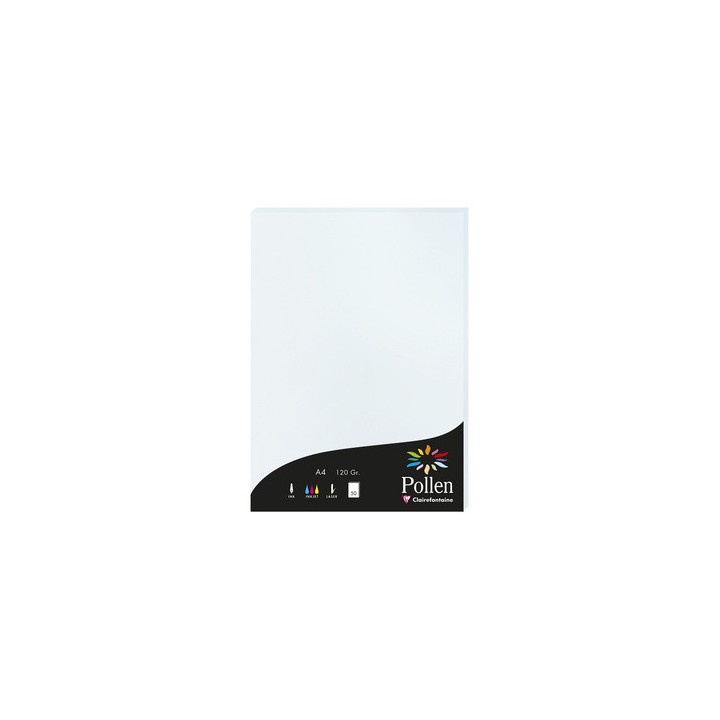 Papier A4 bleu ciel 120gr par 50