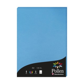 Papier A4 bleu turquoise 120gr par 50