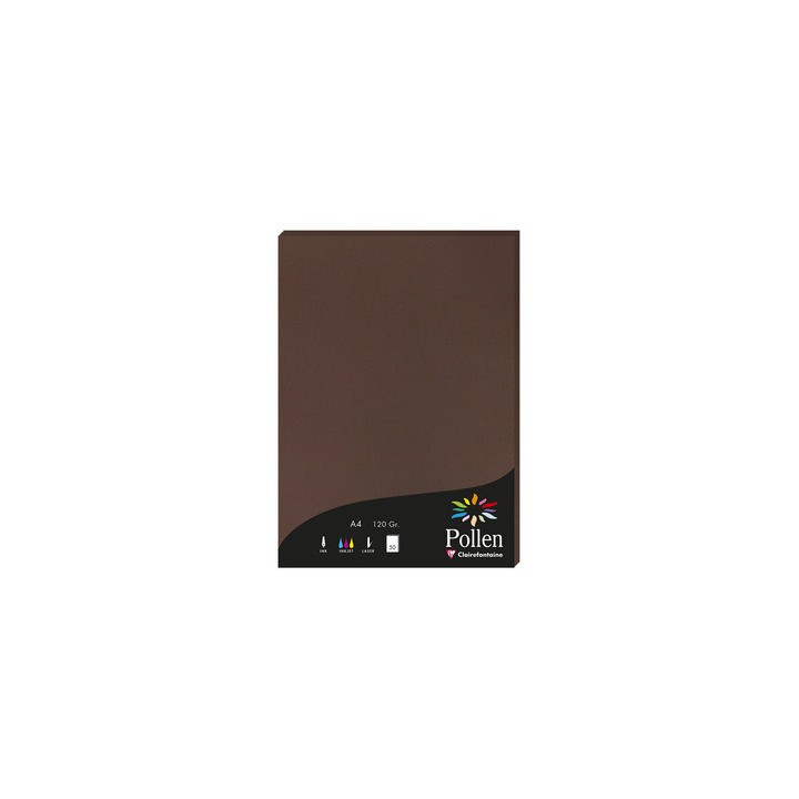 Papier A4 cacao 120gr par 50