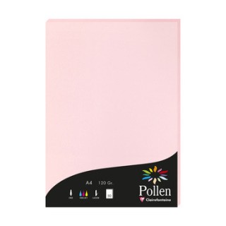 Papier A4 rose 120gr par 50