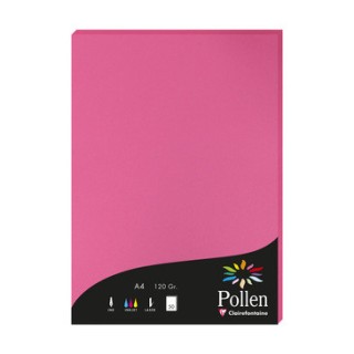 Papier A4 fuschia 120gr par 50