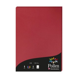 Papier A4 rouge 120gr par 50