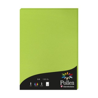Papier A4 vert menthe 120gr par 50