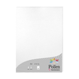 Papier A4 Blanc irisé 210gr par 25