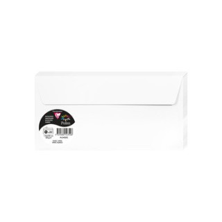 Enveloppes 11x22cms Blanches par 20