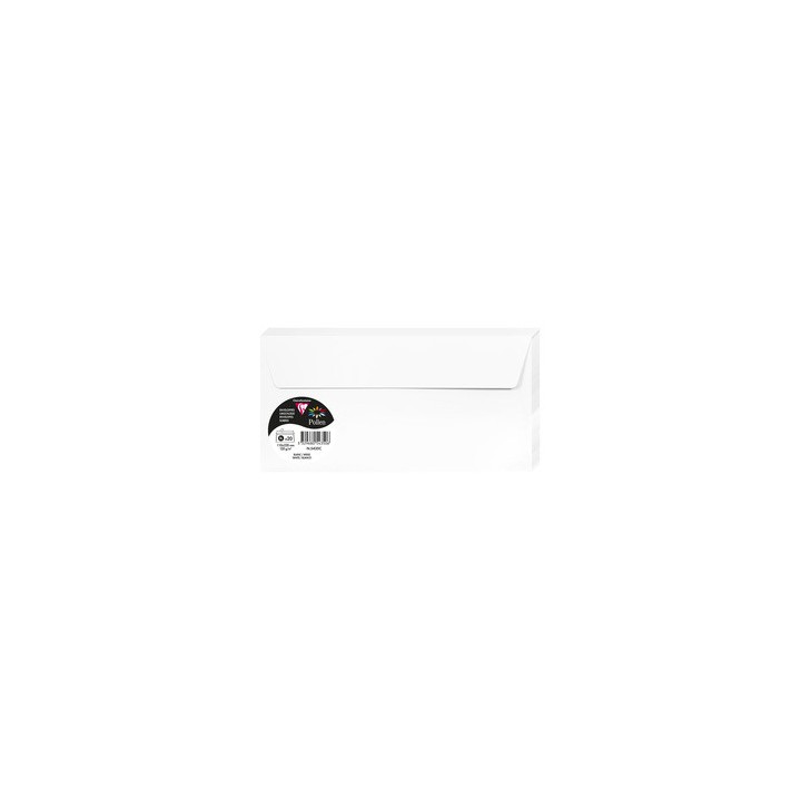 Enveloppes 11x22cms Blanches par 20