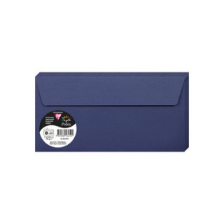 Enveloppes 11x22cms bleu nuit par 20