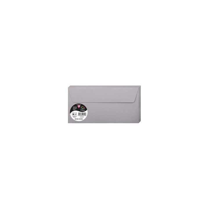 Enveloppes 11x22cms gris koala par 20