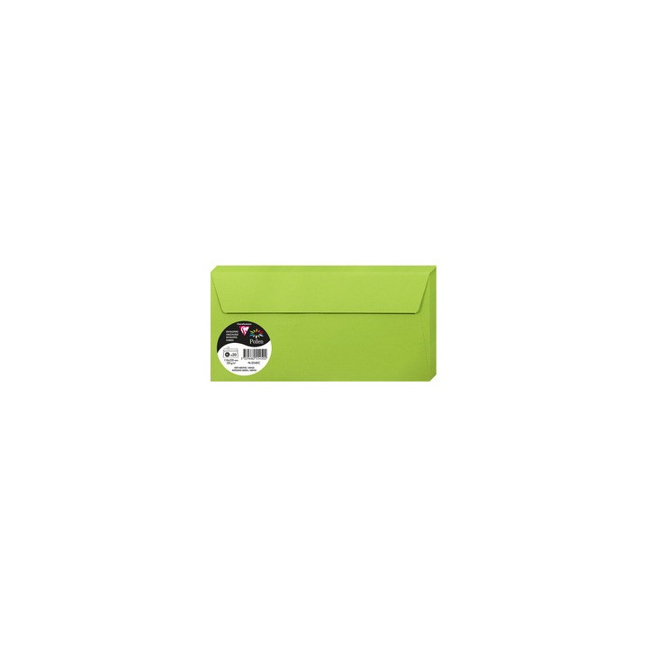 Enveloppes 11x22cms vert menthe par 20