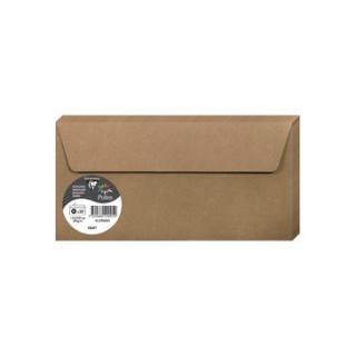 Enveloppes 11x22cms kraft par 20