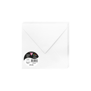 Enveloppes 16,5x16,5cms blanches par 20