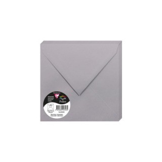 Enveloppes 16,5x16,5cms gris koala par 20