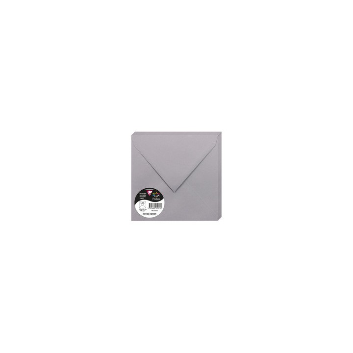 Enveloppes 16,5x16,5cms gris koala par 20