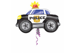 Ballon aluminium voiture de police