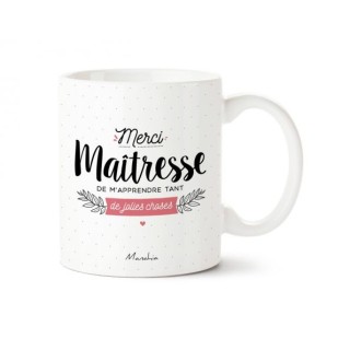 Mug Merci maîtresse - recto