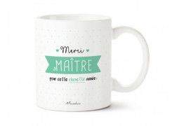 Mug Merci maître - recto