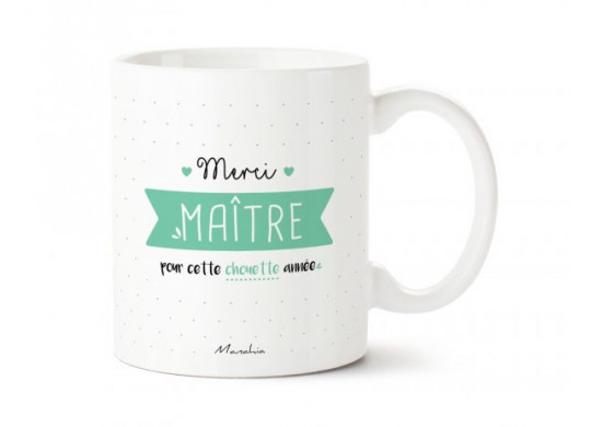 Mug Merci maître - recto