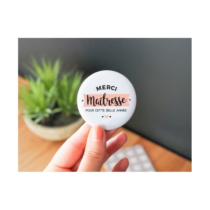 Magnet Merci maîtresse - Cadeau fin année