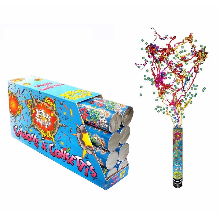 Canon à confettis Joyeux anniversaire - anniversaire - articles de fête