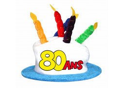Chapeau anniversaire 80 ans