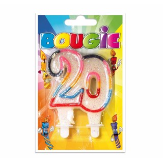 Bougie 20 ans