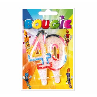 Bougie 40 ans