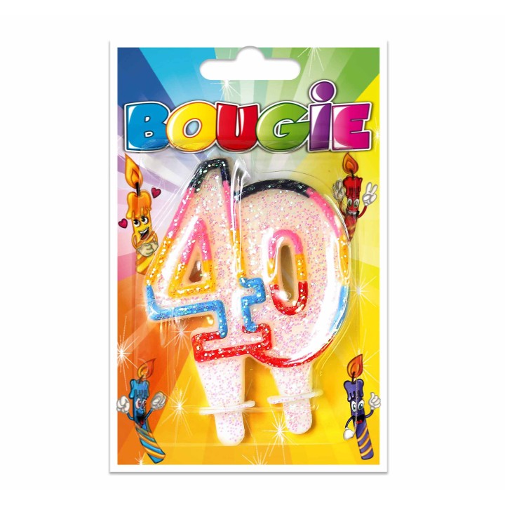Bougie 40 ans