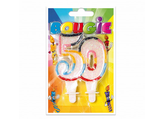 Bougie 50 ans