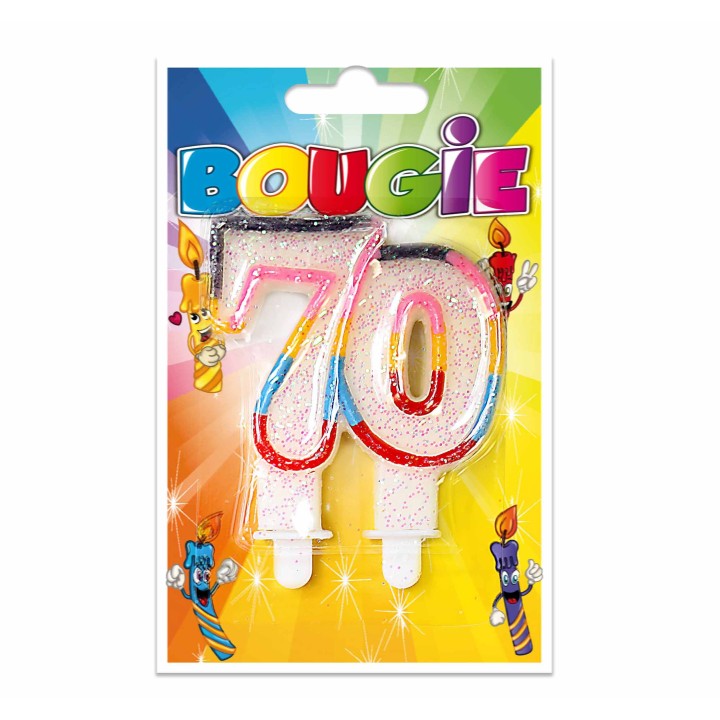 Bougie 70 ans
