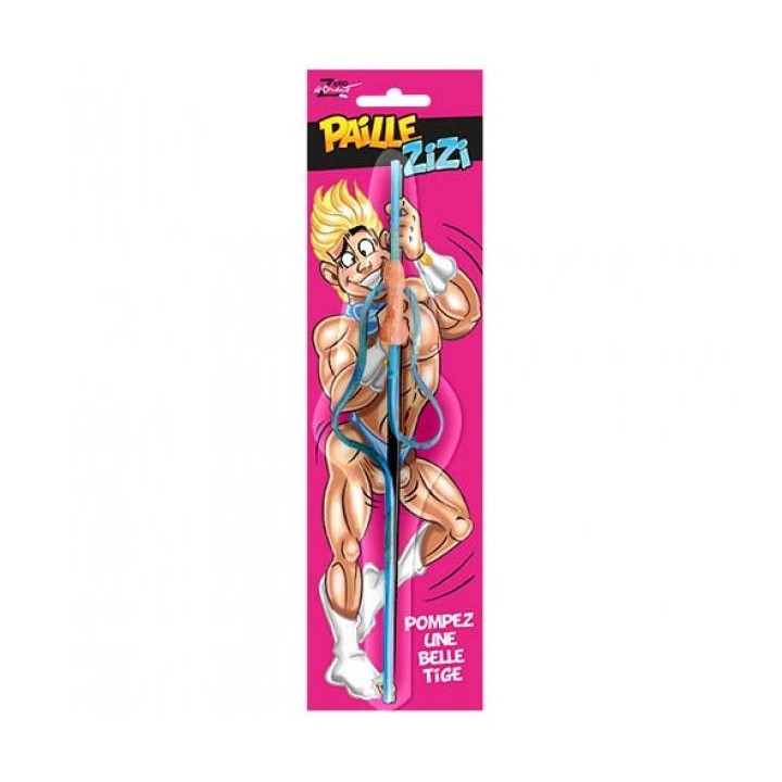 Paille néon zizi